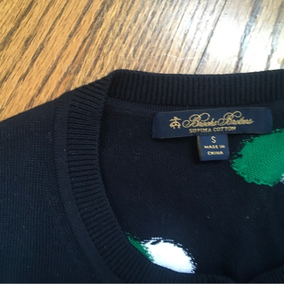 Brooks Brothers Supima Cotton Polka Dot Cardigan Sz S - Picture 3 of 3